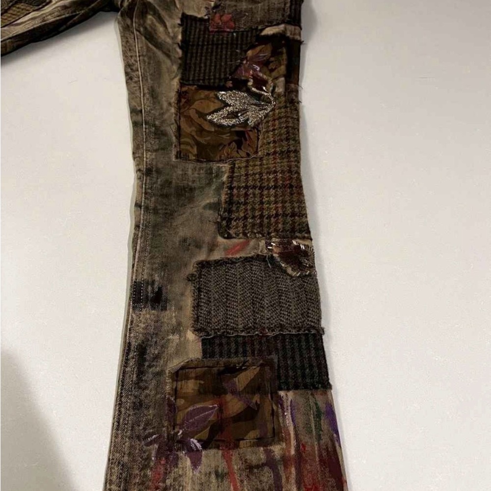 Ralph Lauren PURPLE LABEL Limited Edition Patchwork Jeans - Picture 5 of 8